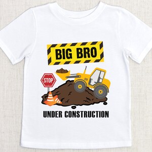Bau Big Brother Shirt, Big Bro Under Bau, Bagger Bruder Ankündigung Bau Shirt, Bau Boy TShirt