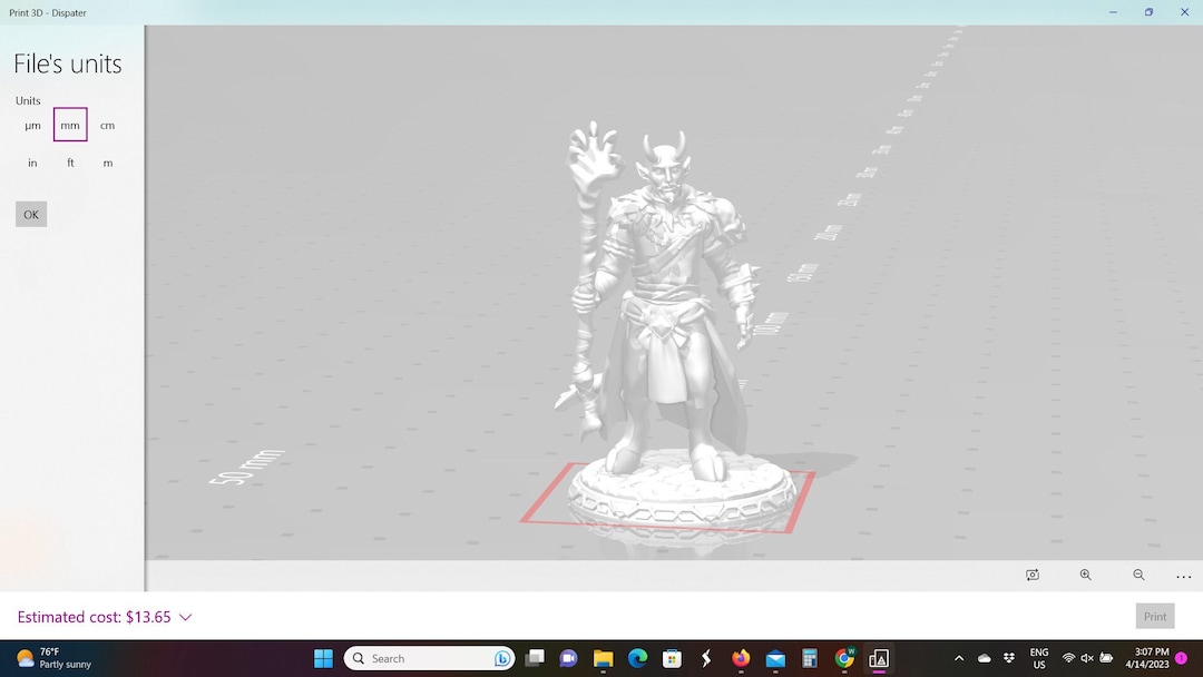 Archduke Dispater STL File - Etsy