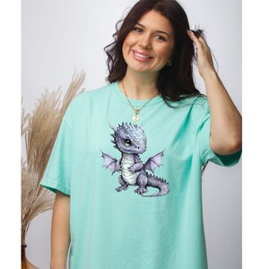Cold Dragon Tribes Tee Baby Dragon Shirt Comfort Colors