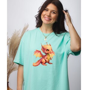 Clay Dragon Tribes Tee Baby Dragon Shirt Comfort Colors