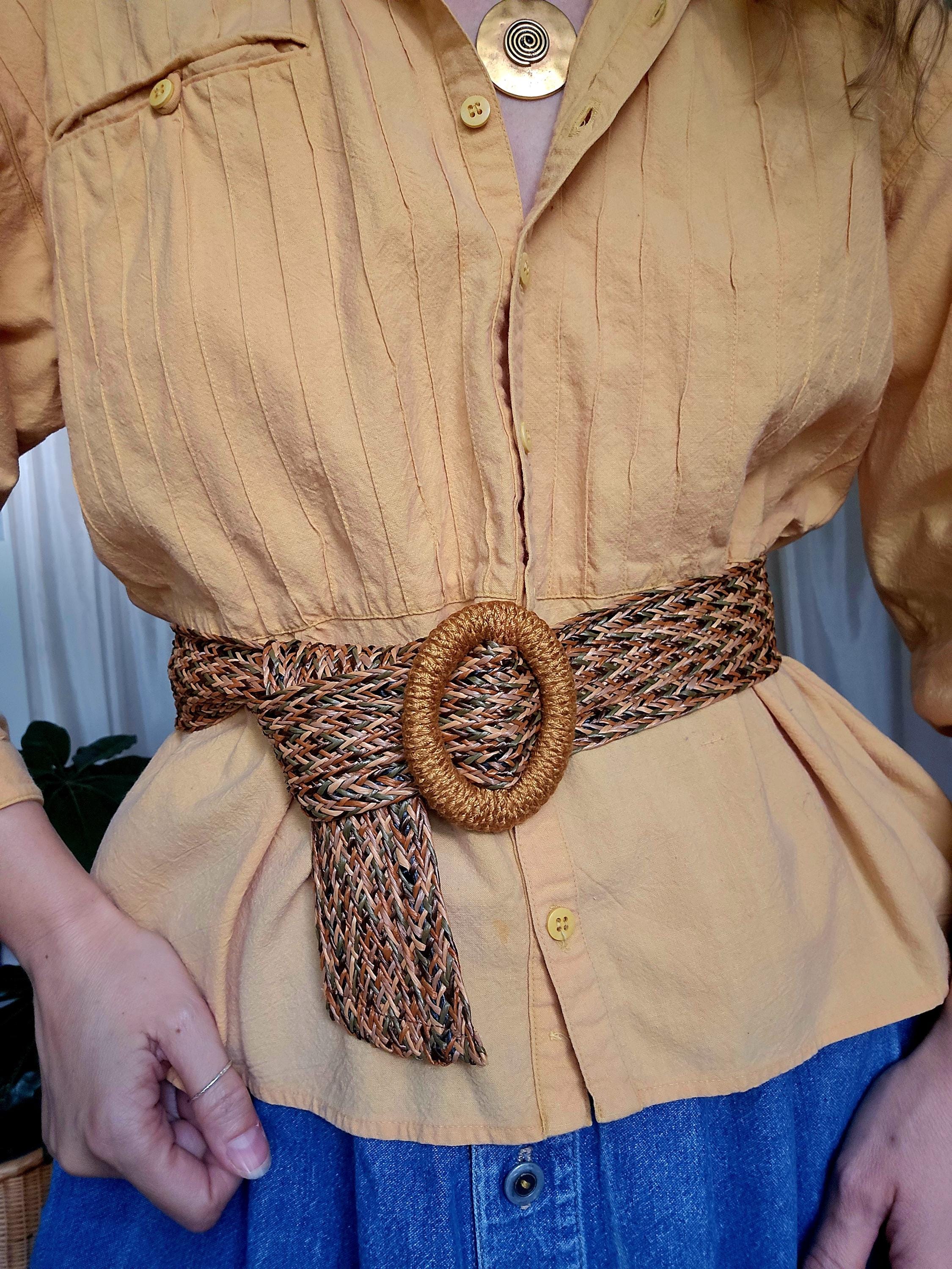Vintage Aignon Spain Wide Leather Belt Medallions Boho Western Belt Size Large Concho Belt Wide Bohemian Belts for Women for sale | eBay main image 2