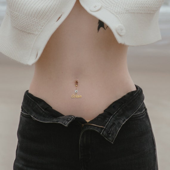 Customizable Stainless Steel Piercing Belly Button Ring Womens Belly Dance  Chain With Personalized Name Fashionable Body Jewelry And Sexy Accessory  Gift 230908 From Ren03, $9.49 | DHgate.Com