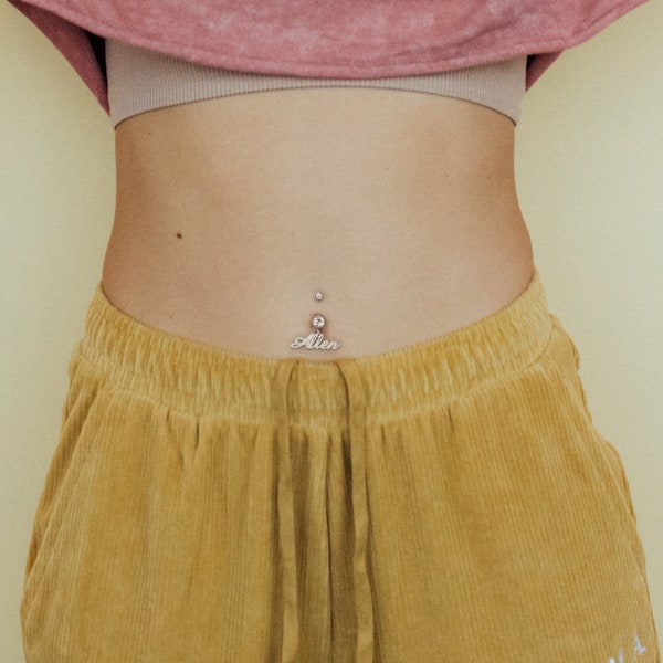 Custom Belly Ring Etsy