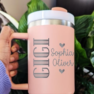 Personalized Grandma Tumbler: Custom Grandkids Names gift rom grandkids