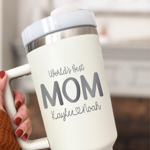 Personalized Mother&#39;s Day Gifts Mama gift Mom tumbler with kids name Custom Mama cup 40 oz with kids name Mimi gift from Grandchildren