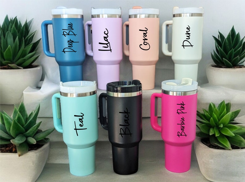 Personalized mama tumbler gift nana tumbler with grandkids name Custom Mama cup 40 oz with kid name Mimi gift from Grandchildren mothers day image 4