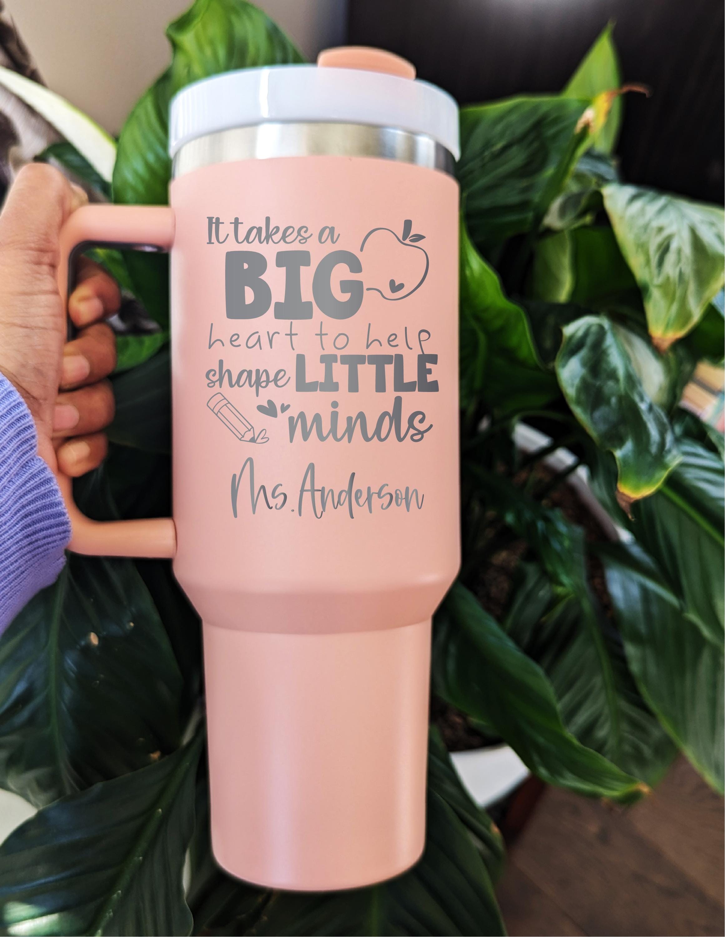 Personalized Teacher Appreciation Gift Tumbler: End of Year Gift Staff ...