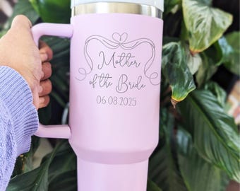 Mother of Bride/Groom Tumbler: Personalized Wedding Date Gift