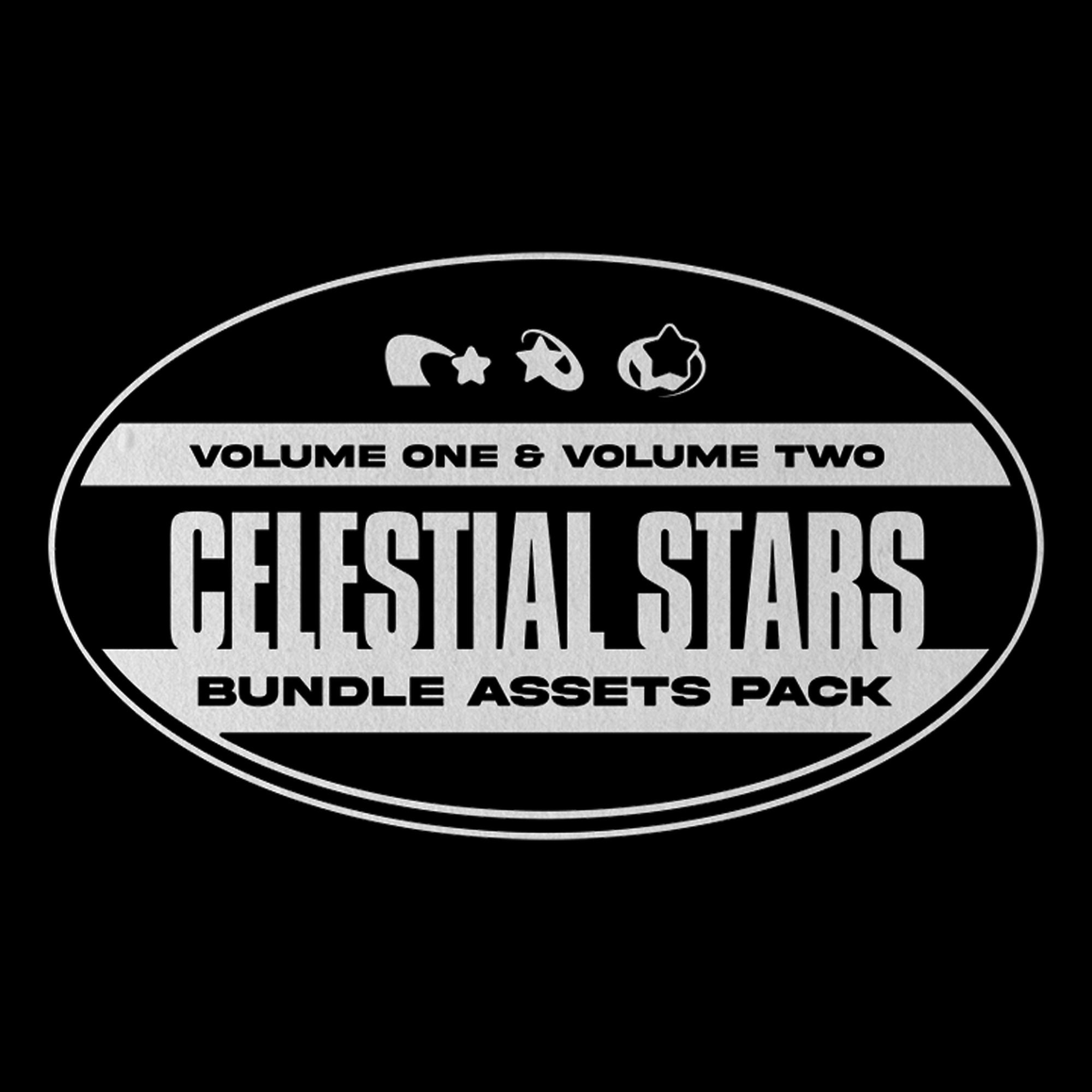 40+ CELESTIAL STARS AND ICONS ASSETS PACK VOL. 01 — The Visual