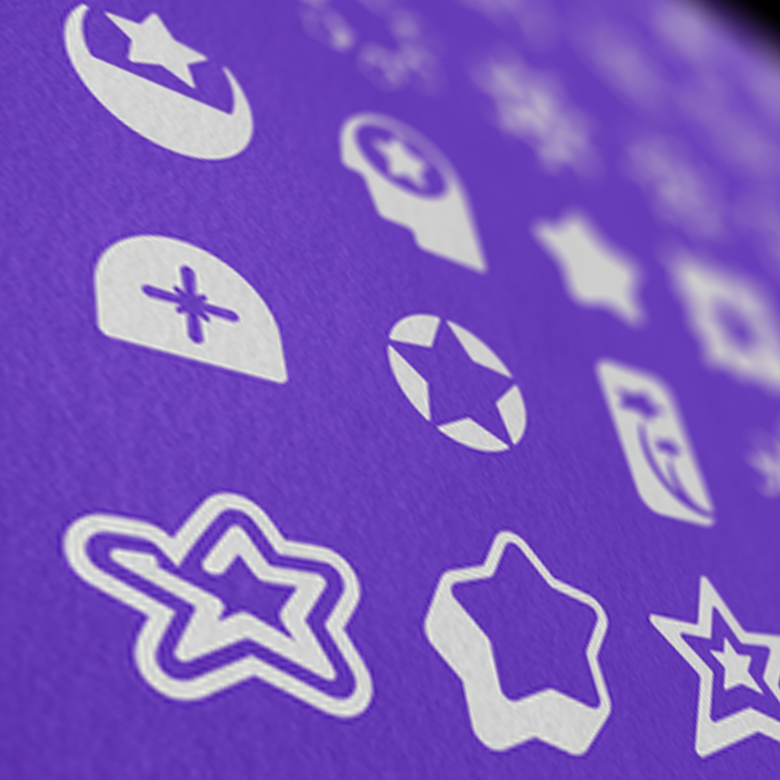 40+ CELESTIAL STARS AND ICONS ASSETS PACK VOL. 01 — The Visual