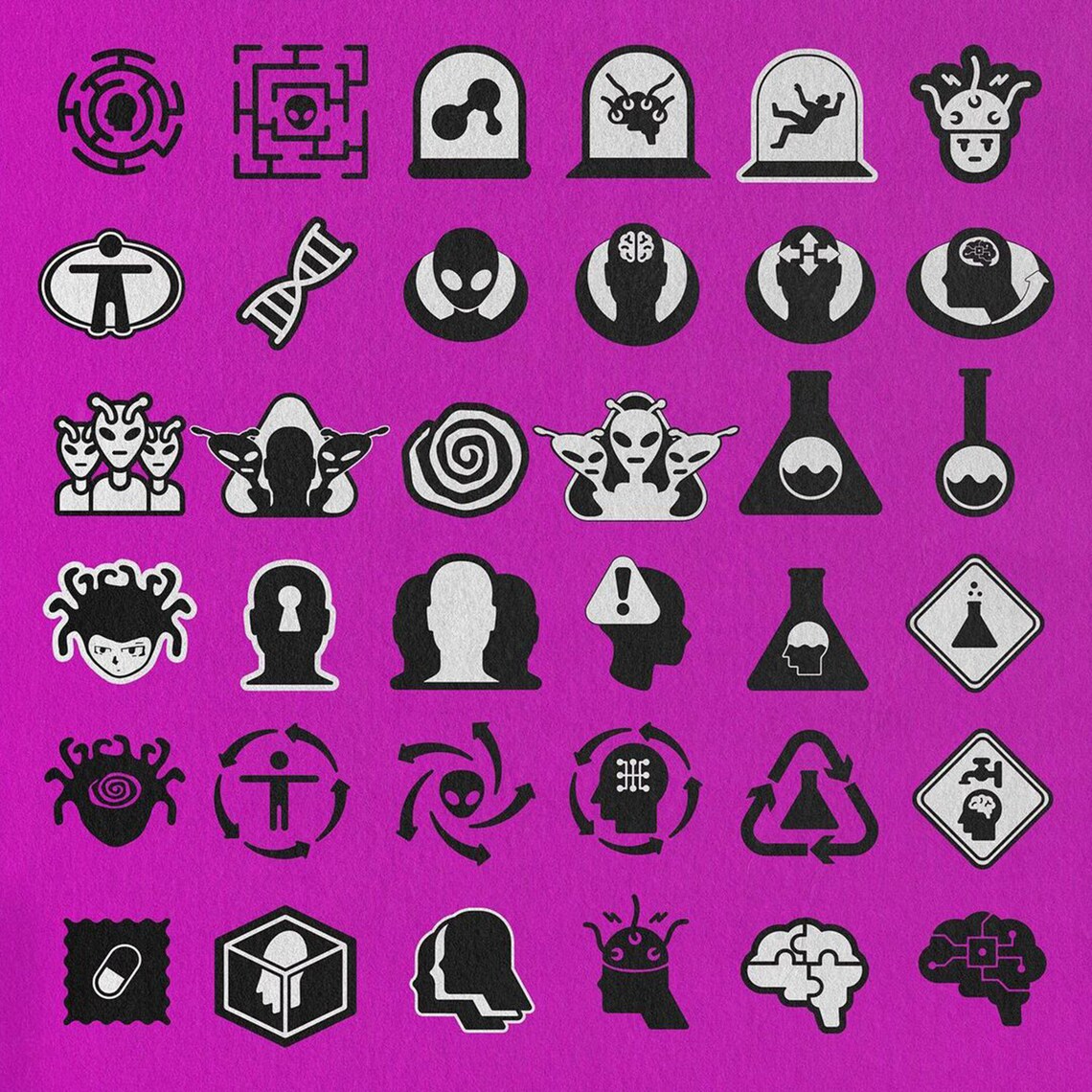 50+ Mind Control Icons Assets Pack | Mystical Svg Bundle, Graphic ...