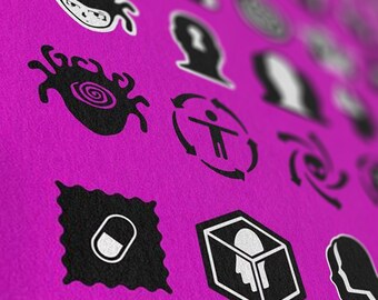 50+ Mind Control Icons Assets Pack | mystical svg bundle, graphic design vector pack, Vector Graphics, Eps Pdf Png Jpg, Icon