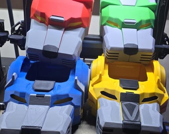 3D gedruckter Löwe Mecha Cosplay Set - Retro Roboter Rüstung, benutzerdefinierte Farben