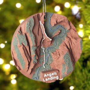 Engel Landing Zion Ornament 3D