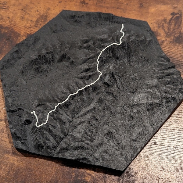 Presidential Range Topographic Map White Mountains Etsy presidential-range-topographic-map-white-mountains-etsy