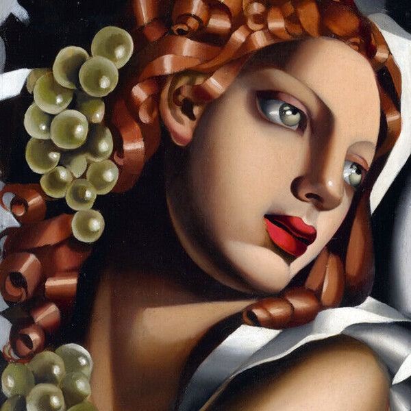 Framed Canvas Art Print Gicle Tamara De Lempicka L'clat