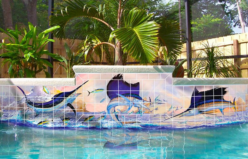 Whitetail Deer Dense Cover Moose Wildlife Ceramic Tile Mural Etsy