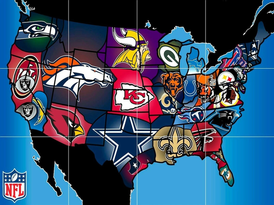 Nfl Team Map 2025 Sande Florida