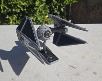 TIE Interceptor Kit Card - Model