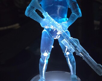 Hologram - Phase 1 Clone trooper w/ DC-15A