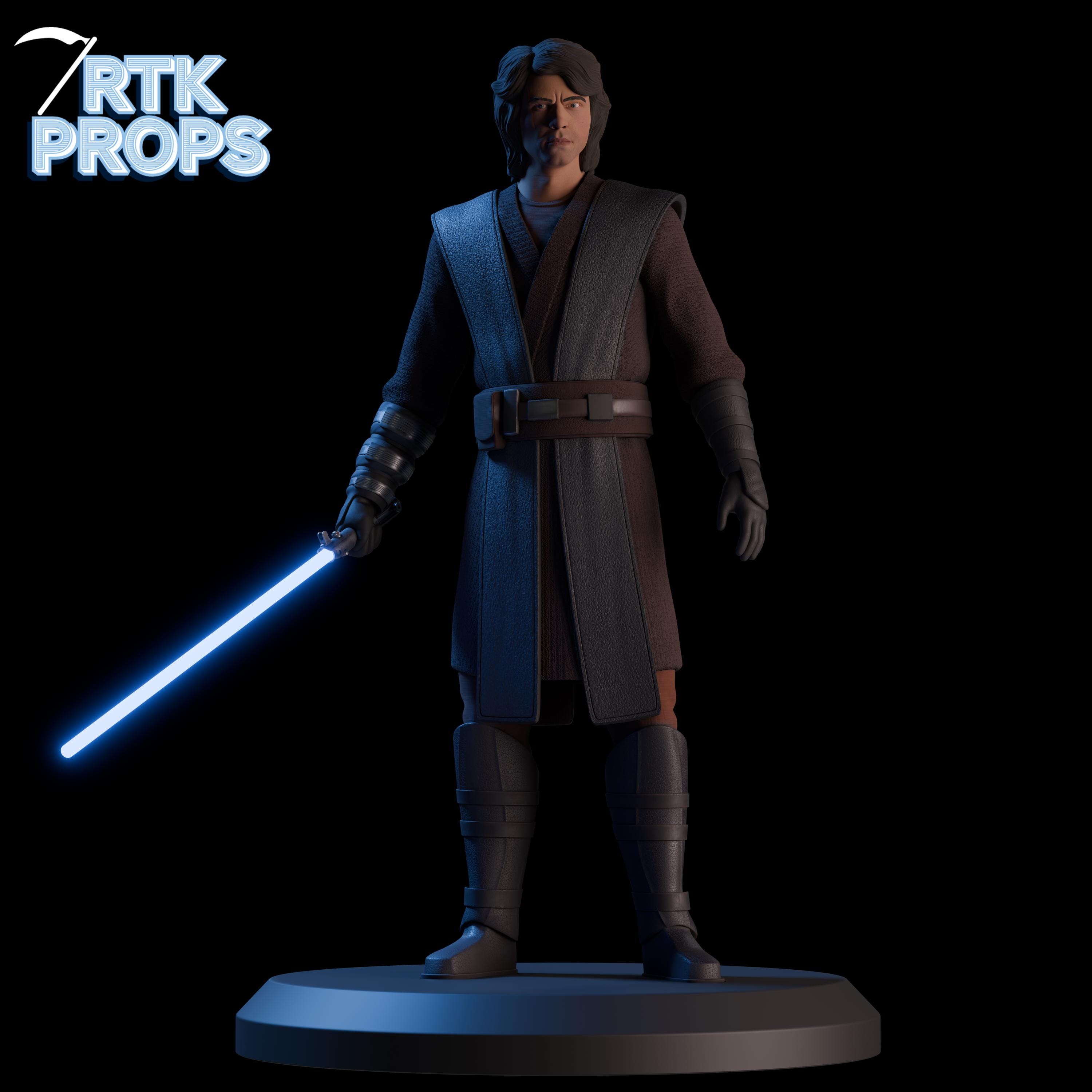 Anakin Skywalker 1/6th Scale Figure STL - Etsy
