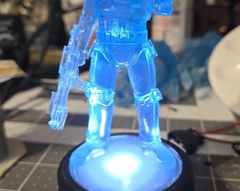 Imperial Stormtrooper "coms check" hologram