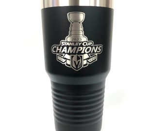 Personalized Tumbler, custom Tumbler, Engraved Cup, Vegas Golden Knights Inspired Tumbler, Stanley Cup Champs Inspired Tumbler, 20oz, 30oz