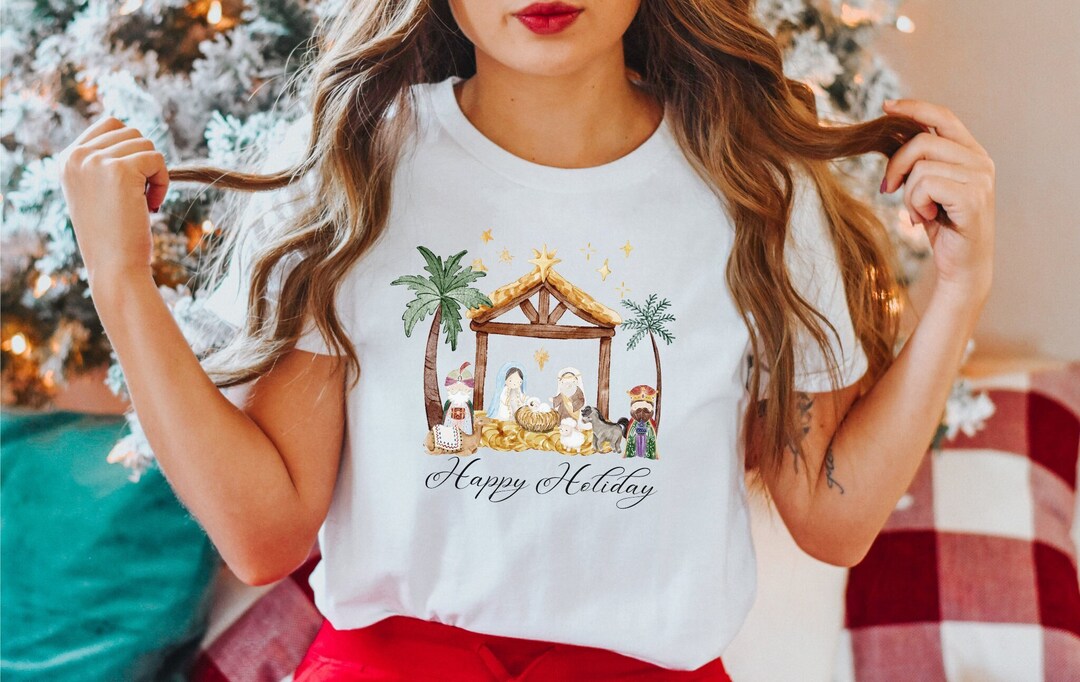 True Story Nativity Shirt Christmas Shirt Christian Gifts Etsy