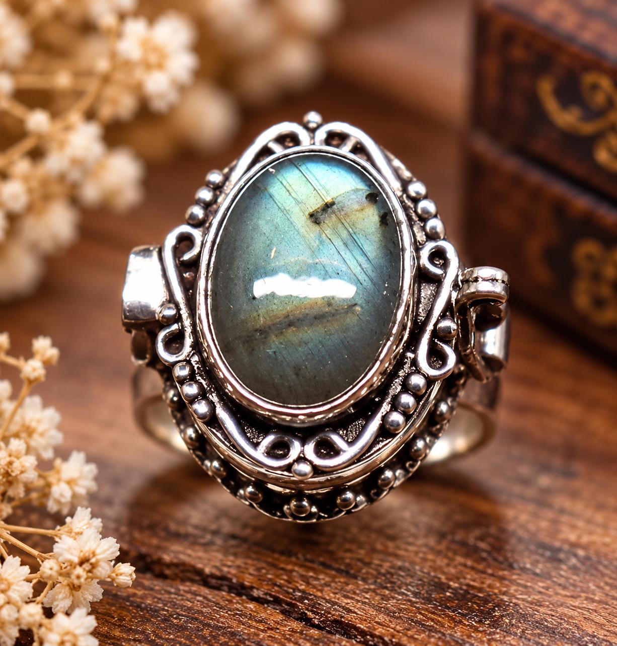 Antique Poison Ring - Etsy