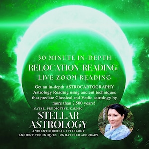 30min Astrocartography Reading | In Depth Astrology Reading | LIVE ZOOM READING | In Depth Relocation Reading | Sidereal Astrology