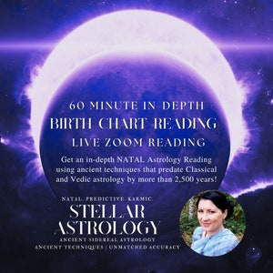 60min Natal Chart Reading | In Depth Astrology Reading | LIVE ZOOM READING | Birth Chart Reading | Birth Chart Analysis | Sidereal Astrology