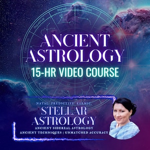 APRENDE ASTROLOGÍA / Curso Completo en Video de Astrología Antigua (15 Horas) / Para Principiantes y Profesionales / Astrología Babilónica Sideral