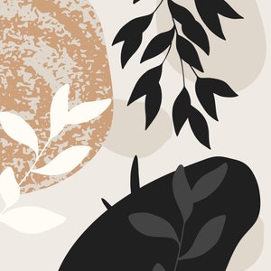 Modern Organic Digital Download Artwork