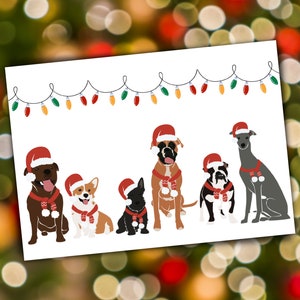Cartão Patas do Papai Noel - Download instantâneo!