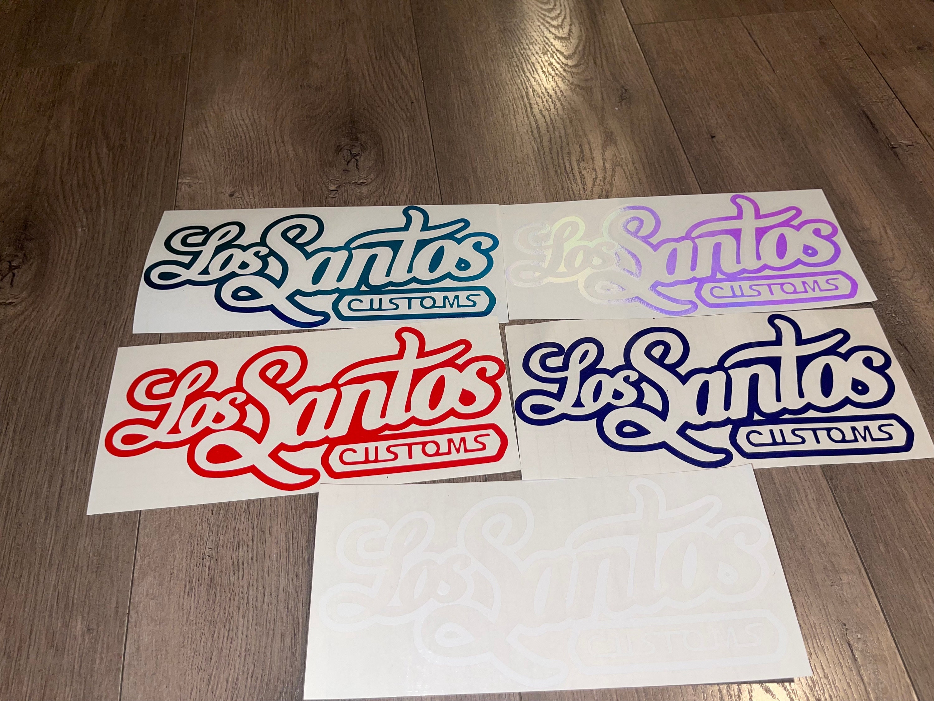 Los Santos Customs Grand Theft Auto GTA V Sticker Size 14 CM Oracal Germany