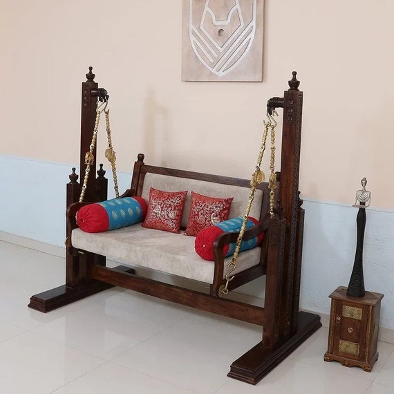 CARVED SWING Clock Slow Pendulum Clock Lemnos Wall Clock
