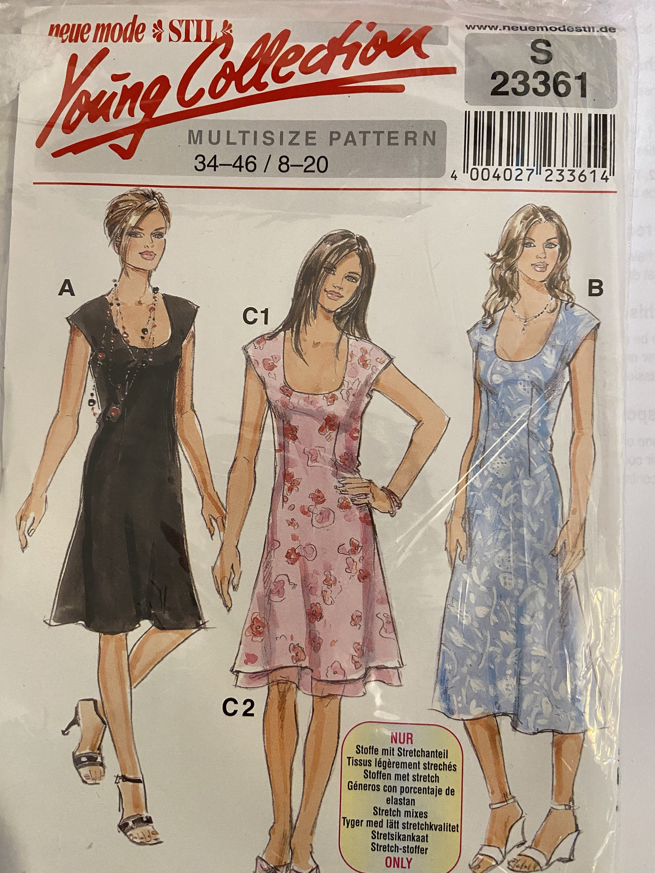 Effektivitet entanglement ophavsret Unused Sewing Pattern for Summer Dresses Neue Mode 23361 - Etsy