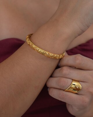 CYWQ Set Di Braccialetti Dorati A Strati Per Donna - Boho Impilabile Con Cristallo - Regalo In Confezione