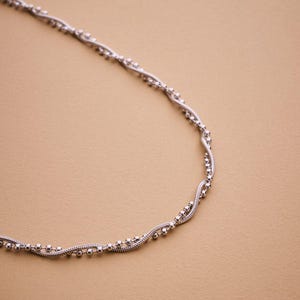 Collier chaîne en argent