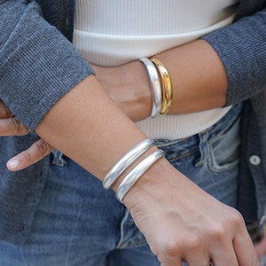 Antique silver bold cuff, thick silver plated bracelet, stacking statement bracelet boho delicate minimalist, free people style, 6-7.5 in