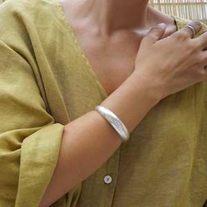 Big silver sade bold cuff, thick silver plated bracelet, stacking statement bracelet boho delicate minimalist, free people style, 6-7.5 in