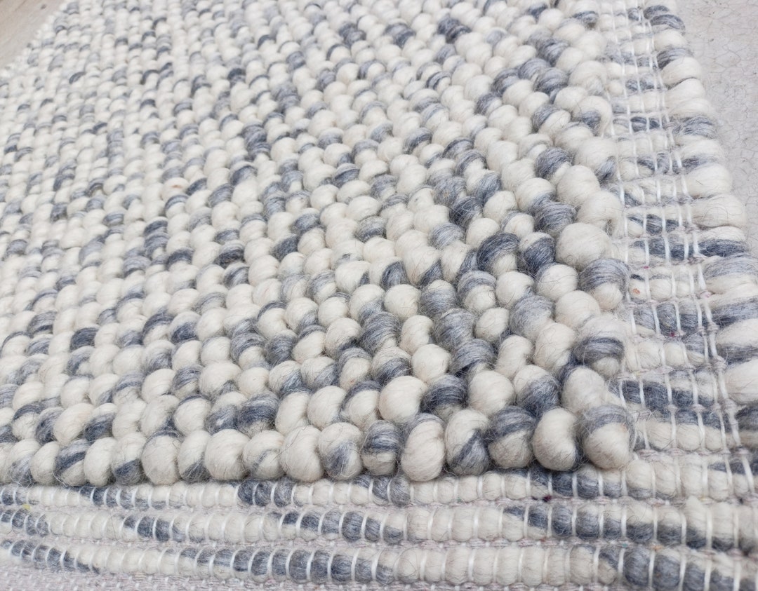 Soft Hand Woven Chunky Loop Wool Area Rug Personalized & Customization ...