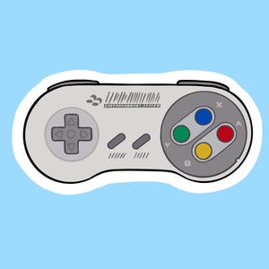 SNES Controller Sticker