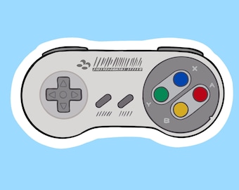 SNES Controller Sticker