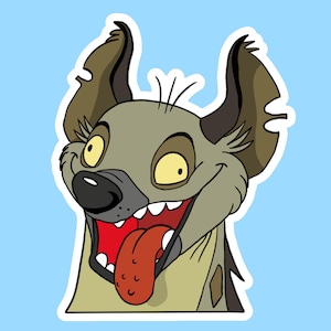 Ed Hyena Disney Lion King Sticker
