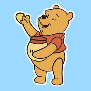 Disney Winnie The Pooh Hunny Sticker