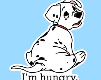 Rolly Hungry Disney 101 Dalmatians Sticker