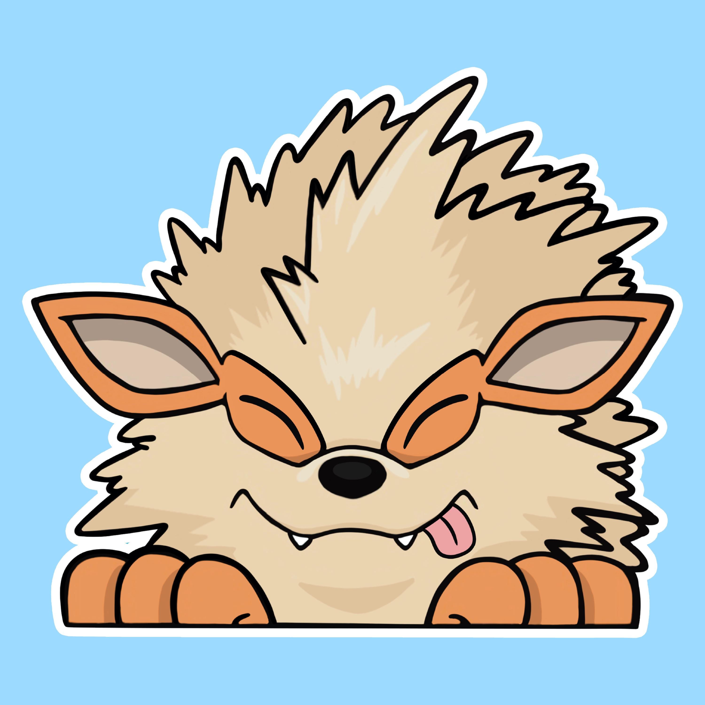 Fire Dog Peeker Sticker 2 - Etsy