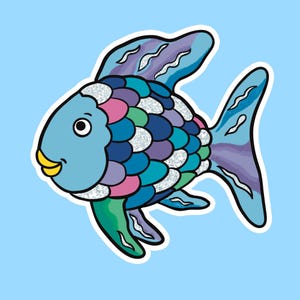 Rainbow Fish Sticker