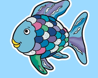 Rainbow Fish Sticker